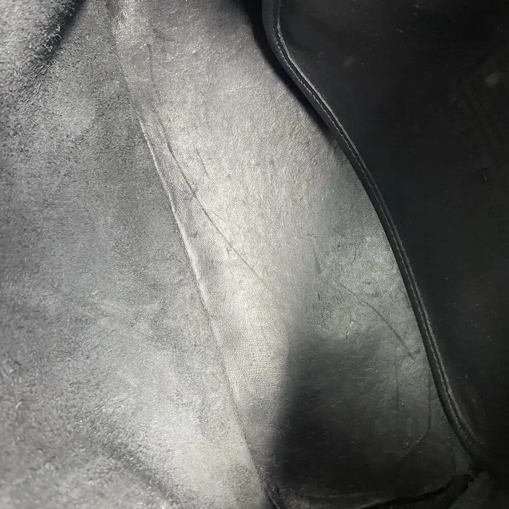 Vintage Coach Legacy Black Leather Satchel 9063